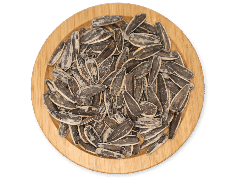 Sunflower seeds roasted and salted