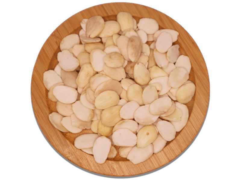 RAW BLANCHED ALMONDS KERNELS HALVES