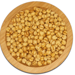 ROASTED UNSALTED YELLOW CHICKPEAS  9,5-10 MM