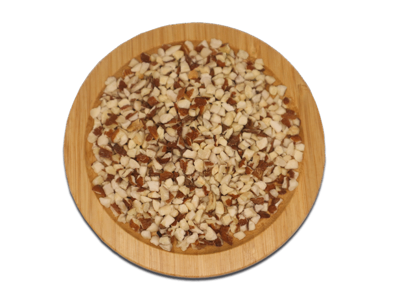DICED NATURAL ALMOND KERNELS RAW 2-4 ΜΜ