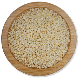 DICED BLANCHED ALMOND KERNELS 2-5 ΜΜ RAW
