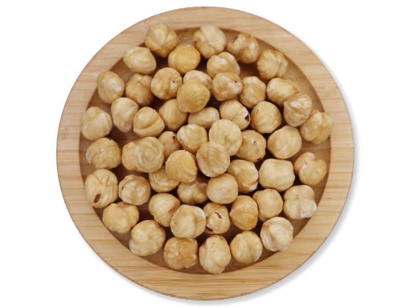 Hazelnuts roasted un-salted 14-16mm