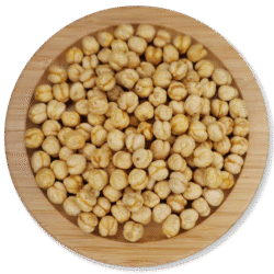 ROASTED UNSALTED YELLOW CHICKPEAS 9-9,5  MM
