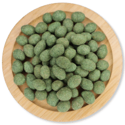 Wasabi coated peanuts