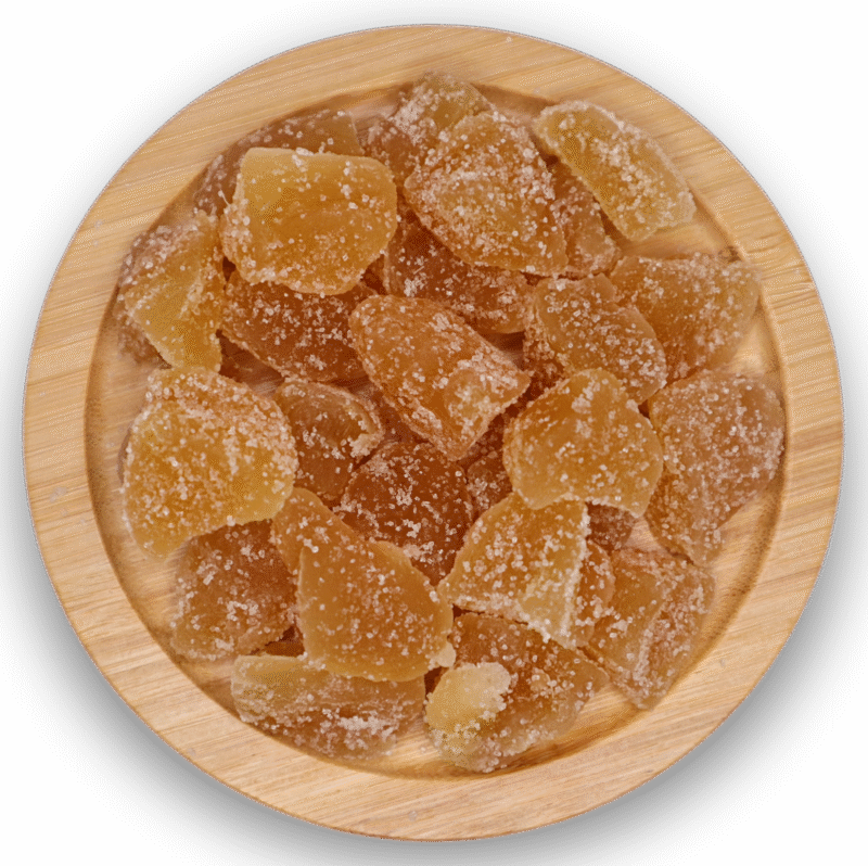 GINGER DEHYDRATED SUGAR CRYSTALLISED CHUNKS