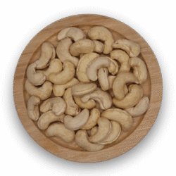CASHEW KERNELS RAW WW180 VACUUM PACKED