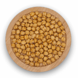 ROASTED UNSALTED YELLOW CHICKPEAS 11MM